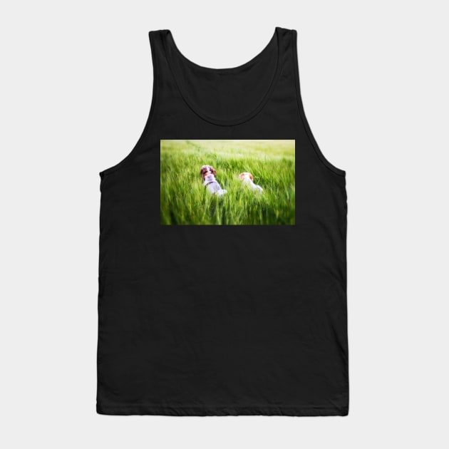 Barley field adventure Spinoni Tank Top by heidiannemorris